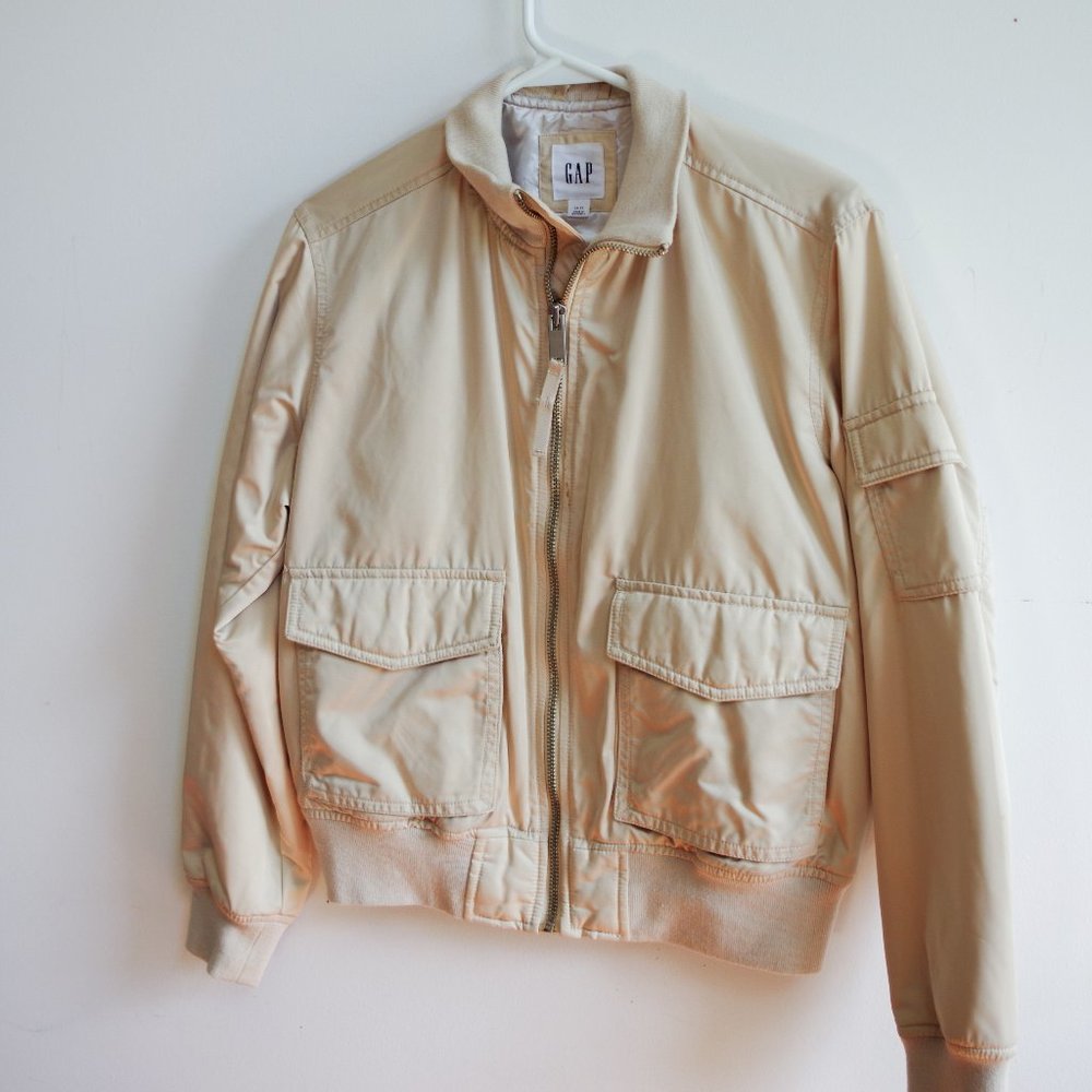 Beige GAP Bomber Jacket
